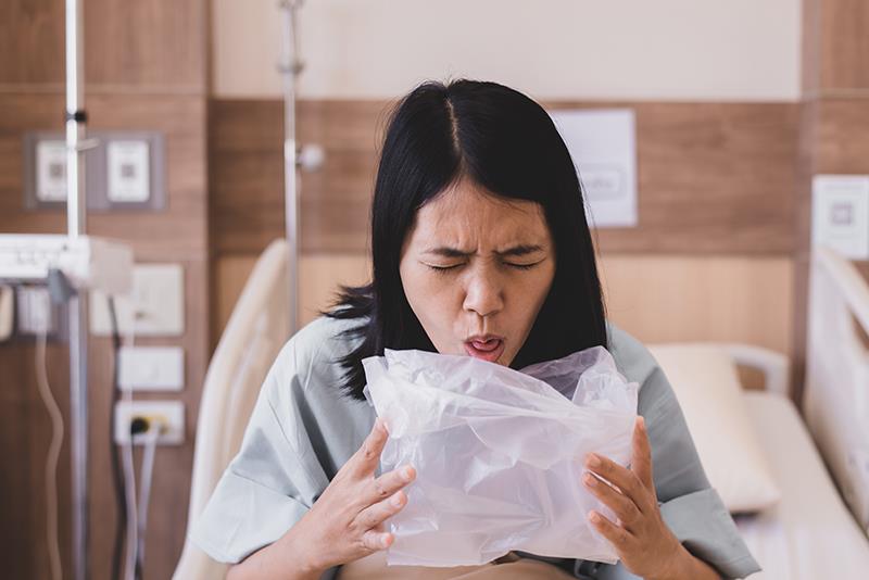 Add-on olanzapine prevents RT-induced nausea, vomiting