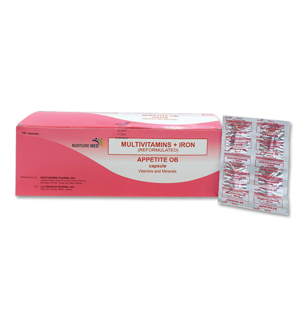 Product Highlight - Multivitamins + Iron (Appetite OB)
