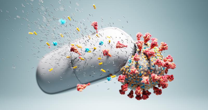 The investigational oral antiviral ensitrelvir shows potent antiviral activity in COVID-19, although its effect is slightly w