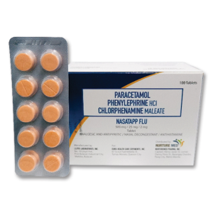 Product Highlight - Paracetamol, phenylephrine HCl, chlorphenamine maleate (Nasatapp Flu)