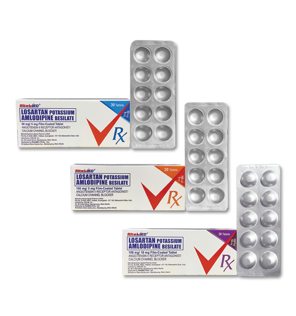Product Highlight - Losartan potassium, amlodipine besilate (RiteMED Losartan potassium + Amlodipine besilate)