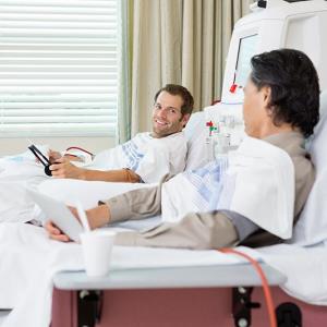 Which kidney failure patients would benefit most from HDF instead of HD?